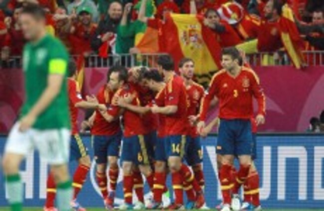 As it happened: Ireland v Spain, Euro 2012