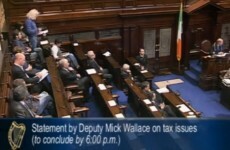 Video: Mick Wallace's statement to the Dáil