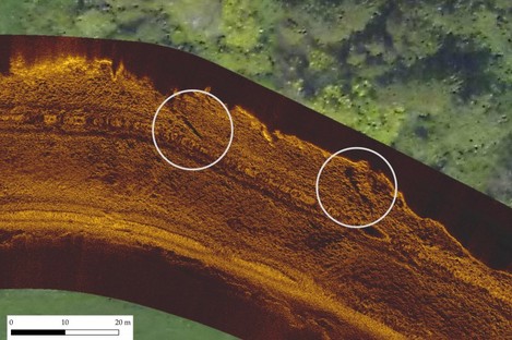 Archaeologists have identified 'log-boat type' anomalies in the river bed of Boyne. 