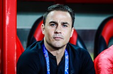 Italy legend Cannavaro severely reprimanded in China
