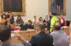 Protesters confront councillors after vote on O'Devaney Gardens redevelopment