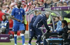 Croatian fan threw banana at Balotelli - report