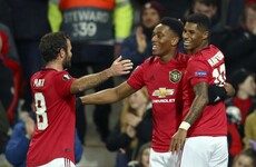 Man United's front three find the target as they cruise into next round