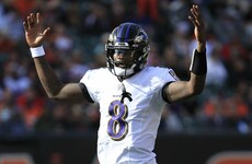 Lamar Jackson perfect as Ravens rout Bengals