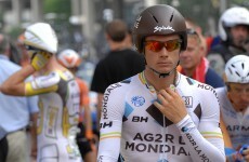 Time trial sees Roche slip from contention