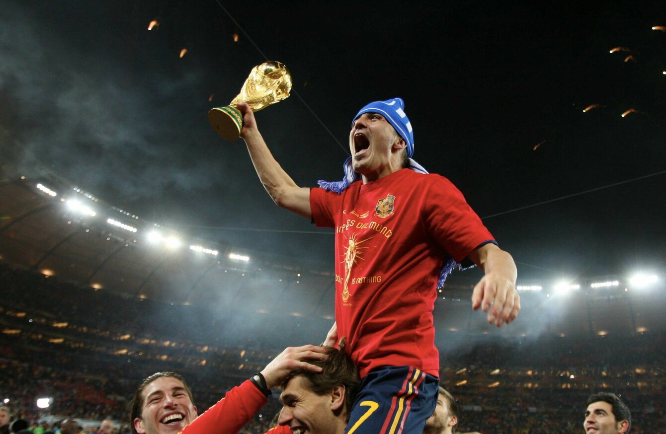 Spain's record goalscorer David Villa announces retirement · The42