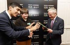 Youth Assembly presents minister with recommendations on climate change after Dáil debate