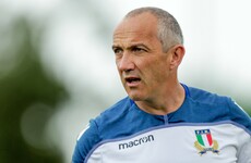 Conor O'Shea steps down as head coach of Italy