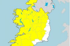 Status Yellow low temperature warning to take effect for most of the country this evening