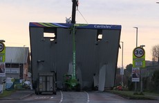 Petrol forecourt's roof torn down in attempted ATM robbery