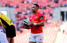 Munster confirm Mathewson will leave province after Racing clash