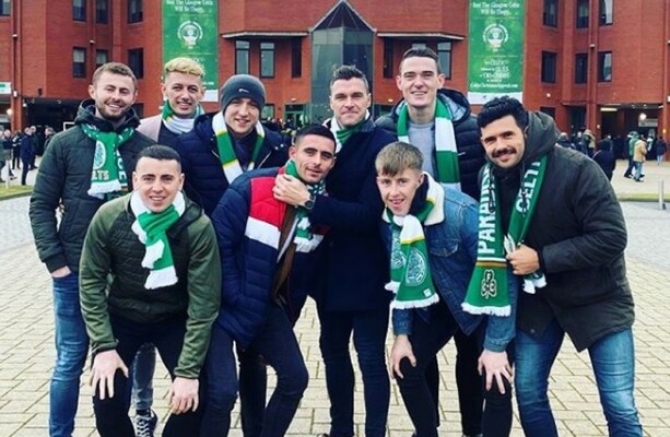 Dublin’s five-in-a-row All-Ireland winners were honoured at Celtic Park yesterday