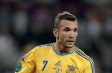 Shevchenko doubtful for England clash