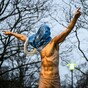 Ibrahimovic files 'hate crime' complaint after angry fans vandalise statute
