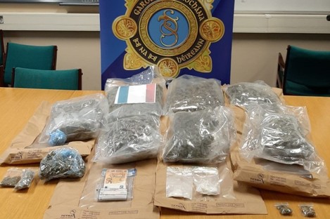 Drugs seized by gardaí in Tipperary. 