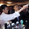 Michelle Obama shares husband's Irish roots