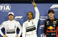 Hamilton ends pole drought with Abu Dhabi track record