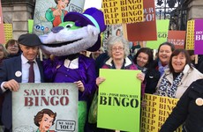 'Hands off our balls': Bingo players protest Dail over changes to winnings