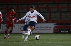 Parrott scores twice in 14 minutes to knock holders Liverpool out of the FA Youth Cup