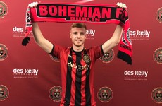 Bohemians snap up the former Liverpool youth star as spell with St Pat's ends