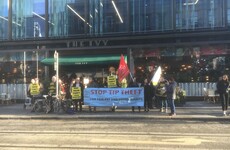 'Pay your staff their well-earned tips': Protest outside Dublin restaurant over workers' conditions