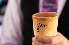 New Zealand airline trials edible coffee cups