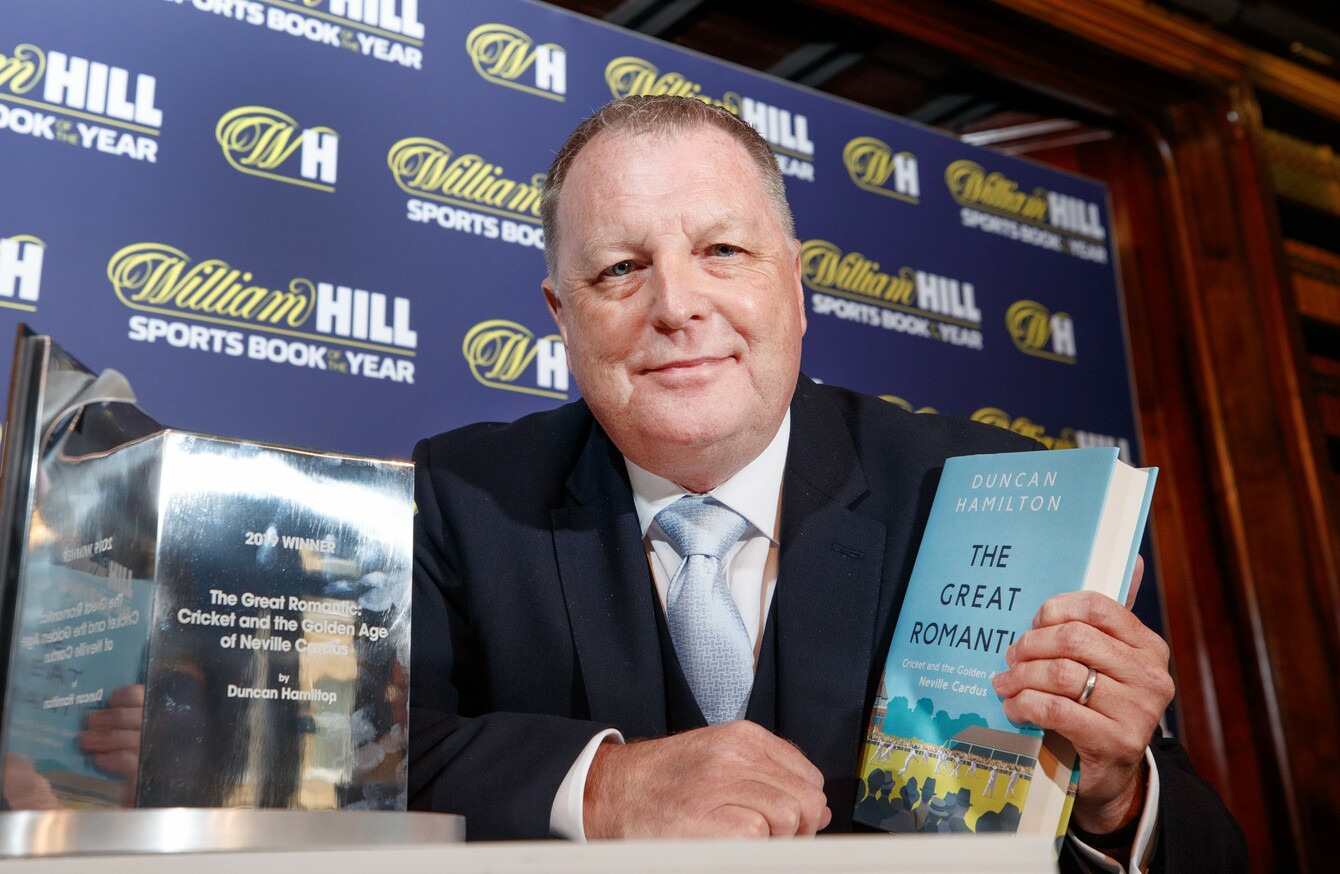 Duncan Hamilton wins prestigious William Hill Sports Book of the Year