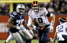 Trubisky's four TDs lead Bears past slumping Cowboys