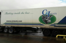 Stolen refrigerated container containing 50 beef carcasses recovered in Louth