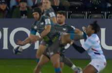 Evans sees red after 37 seconds for reckless challenge as Racing stay top of Munster's group