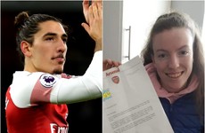 'I was in college and my Dad rang me saying, 'There's a letter from Arsenal here''