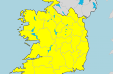 Status Yellow wind warning for entire country