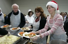 500 poor and homeless people will be given a Christmas dinner at the RDS today