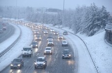 Status Yellow snow/ice warning in place for the country until tomorrow