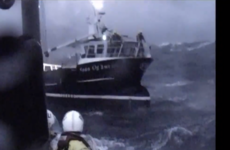 RNLI battles 50 foot sea swells to rescue fishermen who sent mayday distress call