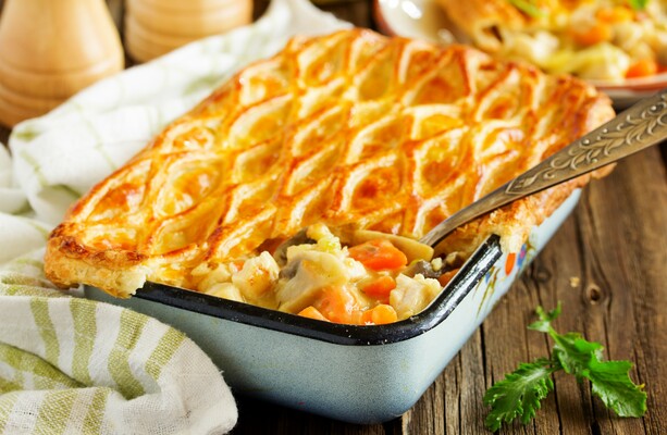 From The Garden Growing Tired Of Leftover Turkey Put It In A Pie