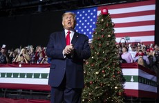 Donald Trump defies impeachment and mocks Democrat's dead husband at Christmas-themed rally