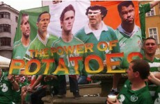 VIDEO: 'An bhfuil cead agam dul go dtí an leithreas,' chant Irish fans in Gdansk