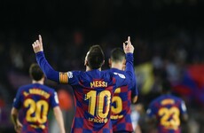 Messi rings up 50th goal in 2019 as Barca take top spot