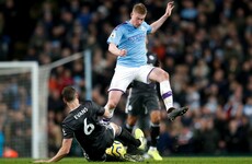 Dazzling De Bruyne helps City to win over Leicester and close gap on Foxes