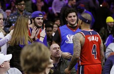 Isaiah Thomas ejected from game for confronting fan who wanted free dessert
