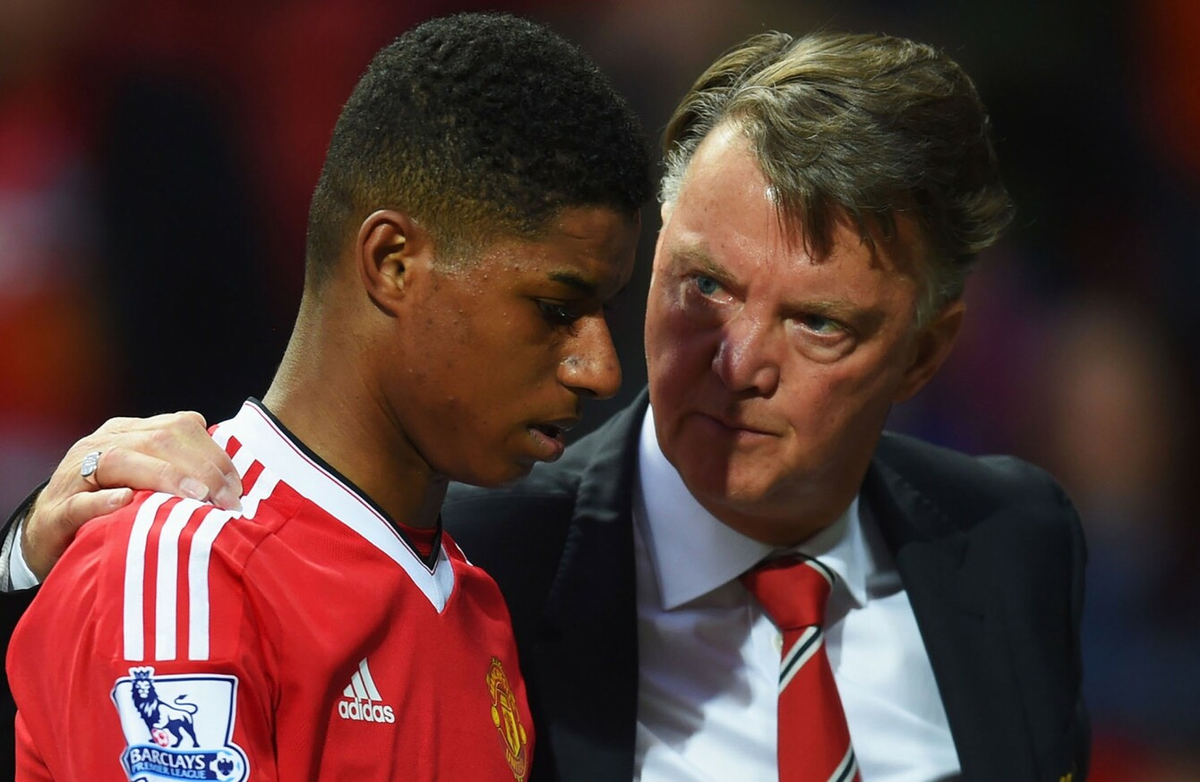 Rashford praises Van Gaal for playing key role in his rise at Man Utd