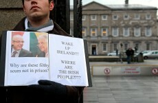 You wait so long for a public protest...