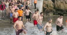 PHOTOS: These brave souls took to the sea for a New Year's Day swim
