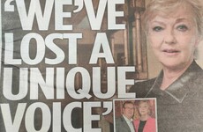 'We've lost a unique voice': Newspapers pay tribute to Marian Finucane