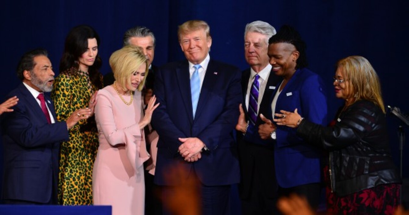 'Father, release his power' - Evangelical leaders pray for Donald Trump ...