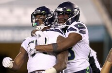 Seahawks power past Eagles in NFL playoffs