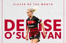 Ireland star O'Sullivan named Player of the Month after making impact felt in Australia