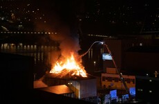 Emergency services tackling nightclub blaze in Derry