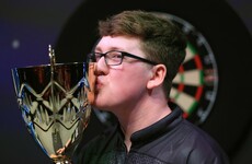 Irish teen Keane Barry becomes dual darts world champion